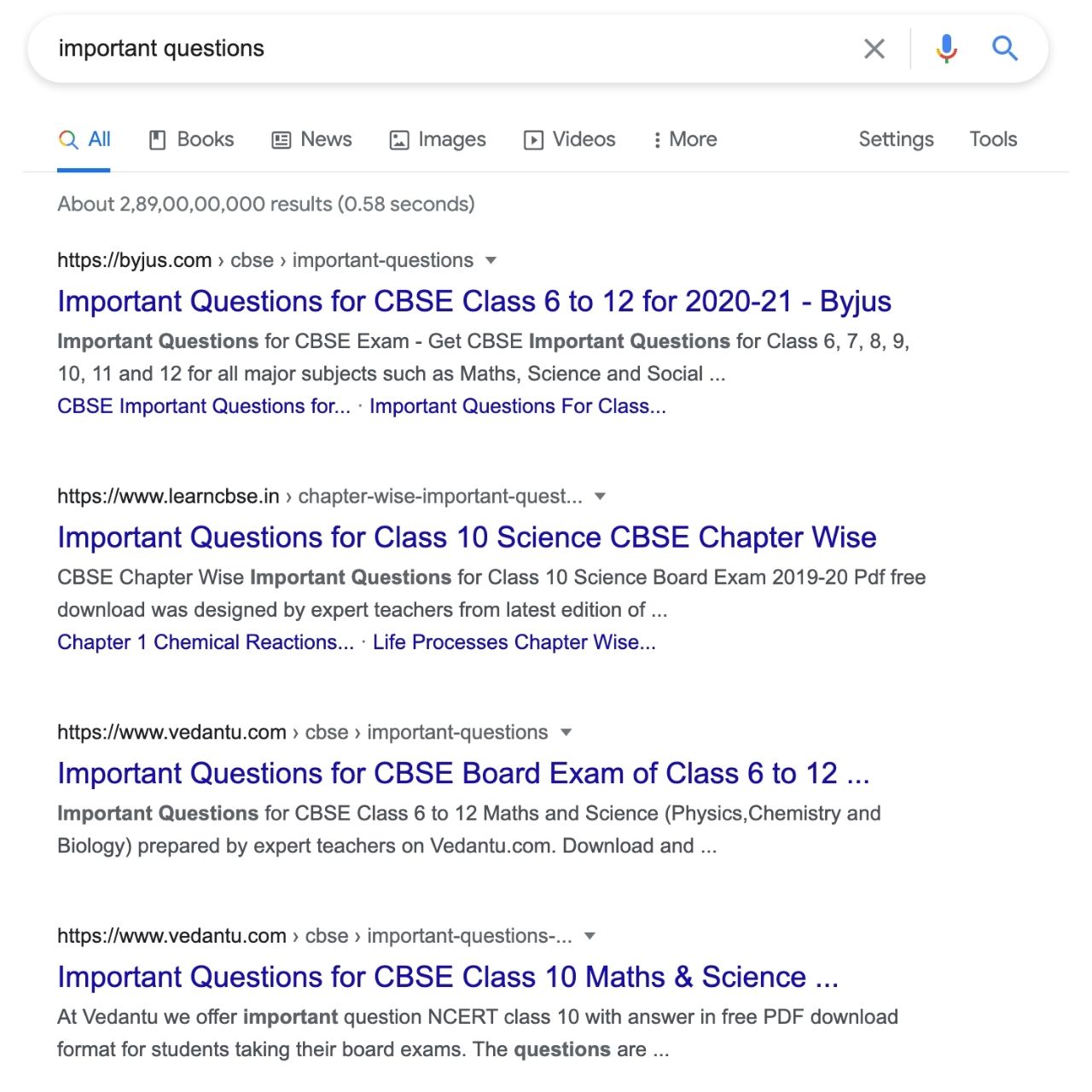 Google Screenshot